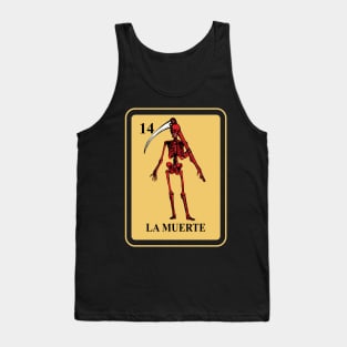 Mexican La Muerte lottery traditional Reaper Tank Top